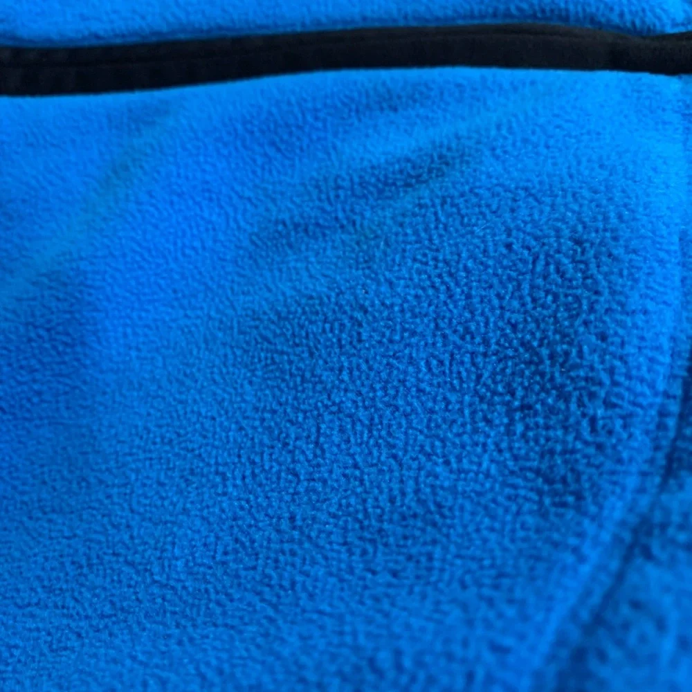 Under Armour Full-Zip Light Fleece Jacket - Cerulean Blue & Black Medium - Picture 12 of 12